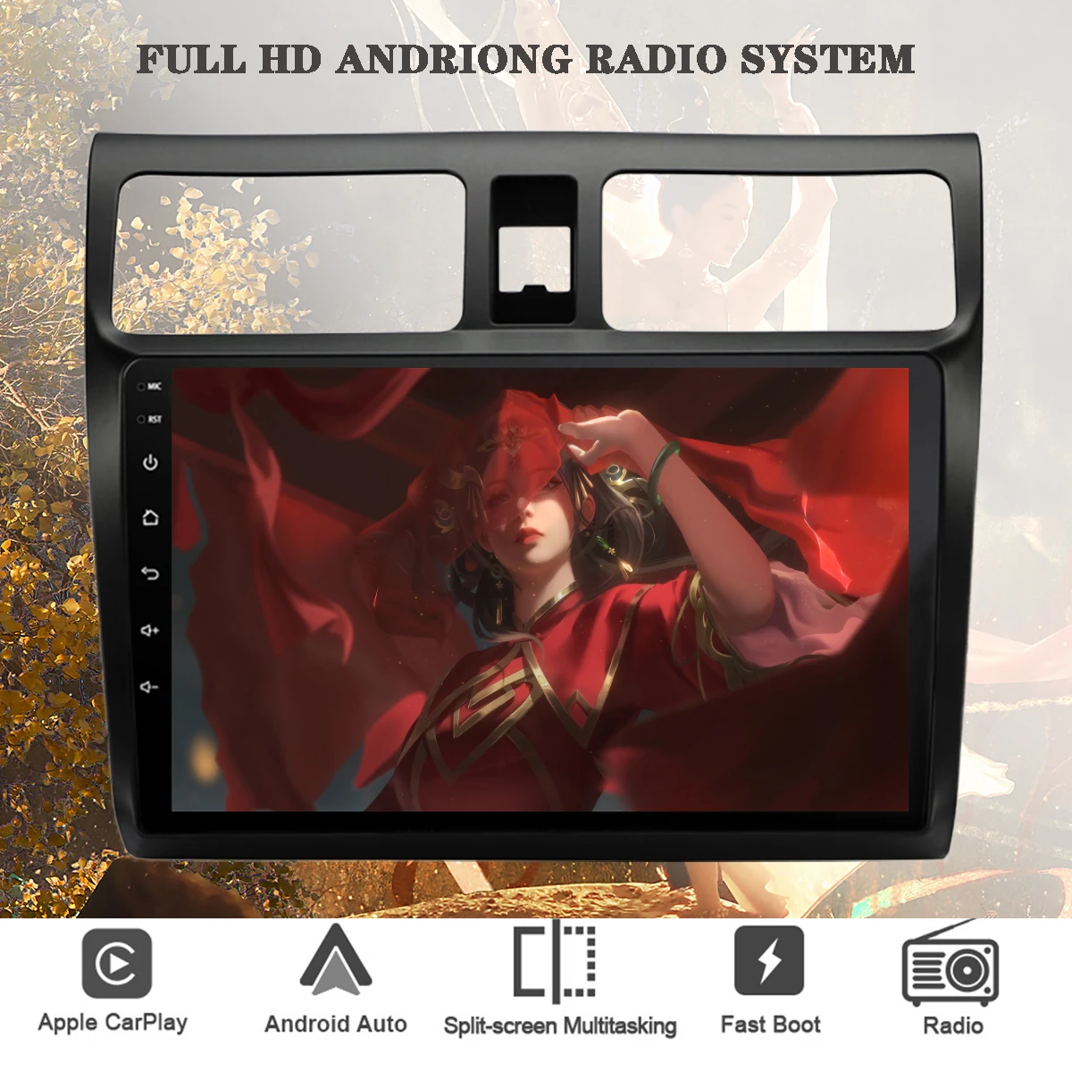 

Android 13 Octa Core For Suzuki Swift 2004 - 2010 Car Audio Multimedia Player 1280*720 Tape Recorder DVD GPS Navi Radio Carplay