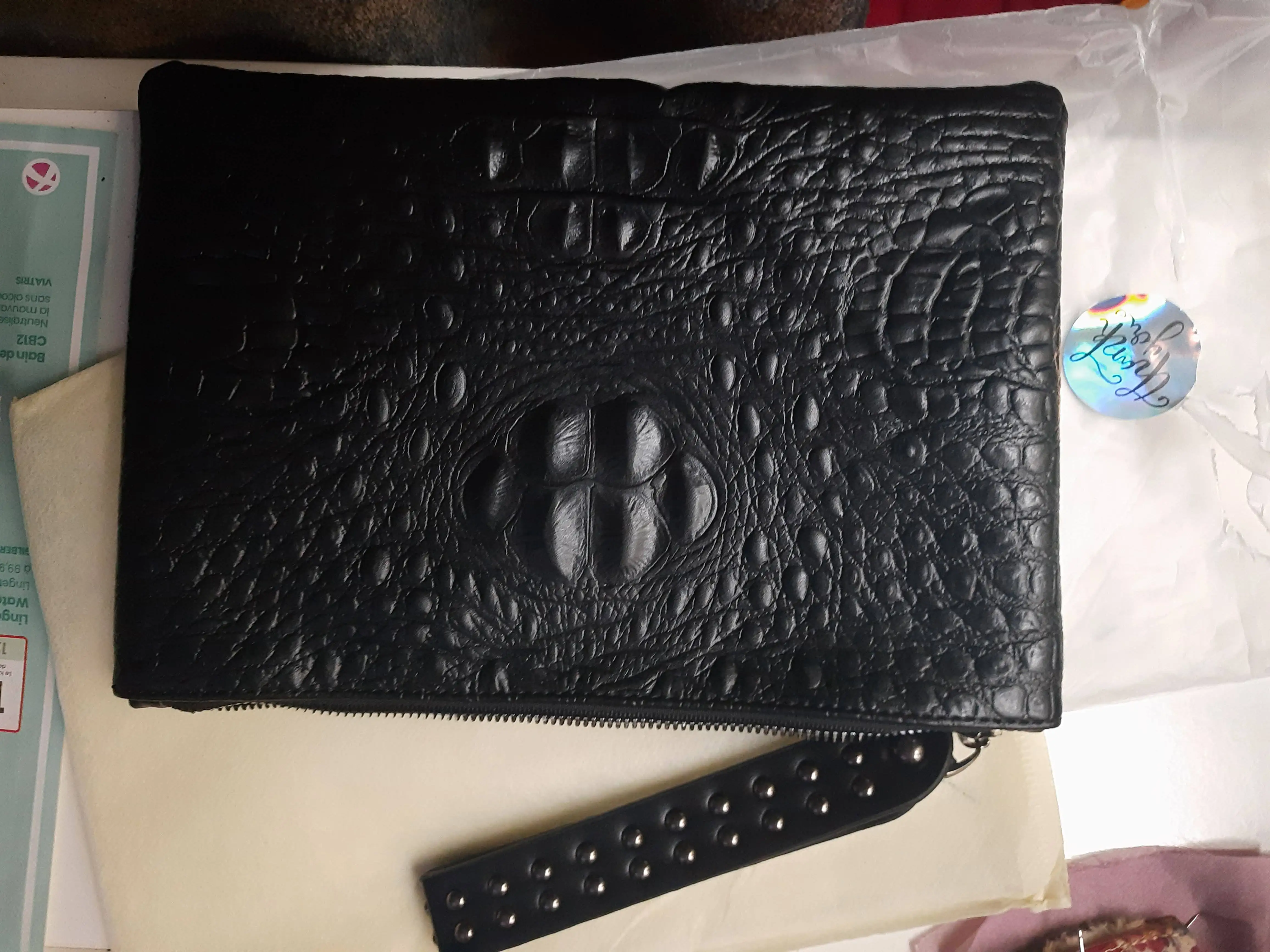 Fashion Luxury Handbags PU Leather Clutch photo review