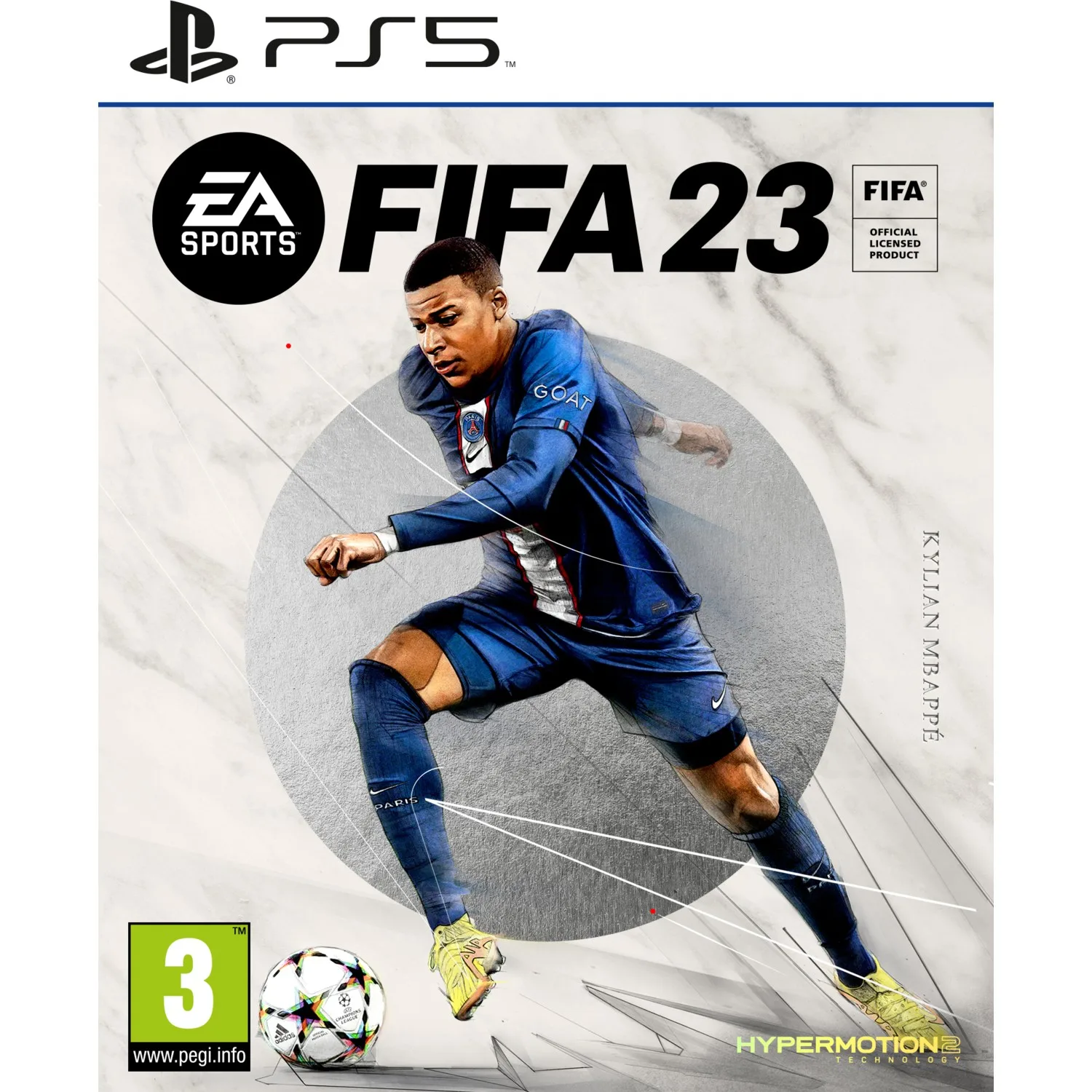 Fifa 2023 Ps4 / Ps5 Blueray Disc Custodia Chiusa Con Striscia Di Sicurezza Originale