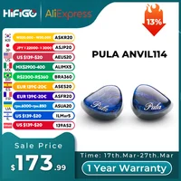 PULA ANVIL114 1DD+1BC+4BA Drivers In-Ear Monitor Earphones with Four-Core Single-Crystal Copper Silver-Plated 3-in-1 Cable 1