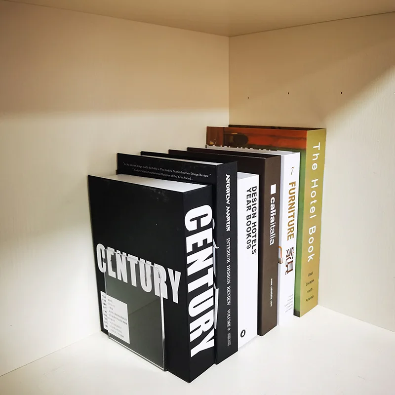 Book Organizer Book Holder Book Stand Acrylic Bookends Stand Bookshelf Desktop Decorative Storage Rack