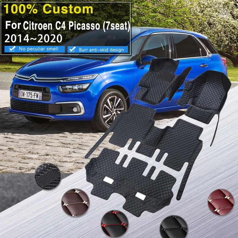 Car Mats For Citroen Grand C4 Picasso SpaceTourer 7seat 20142020 Non