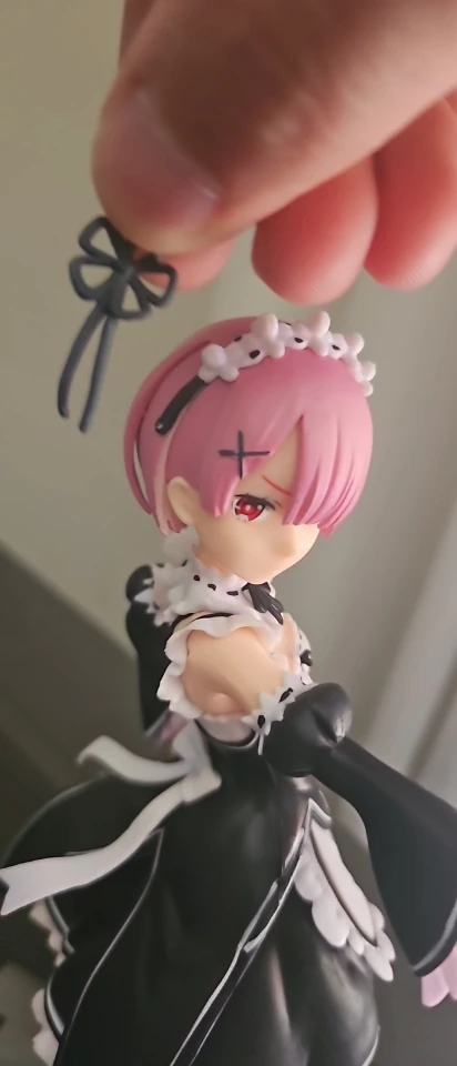 Re:Zero Rem & Ram Maid Ver. Figura de Anime 21cm - Conjunto Duplo
