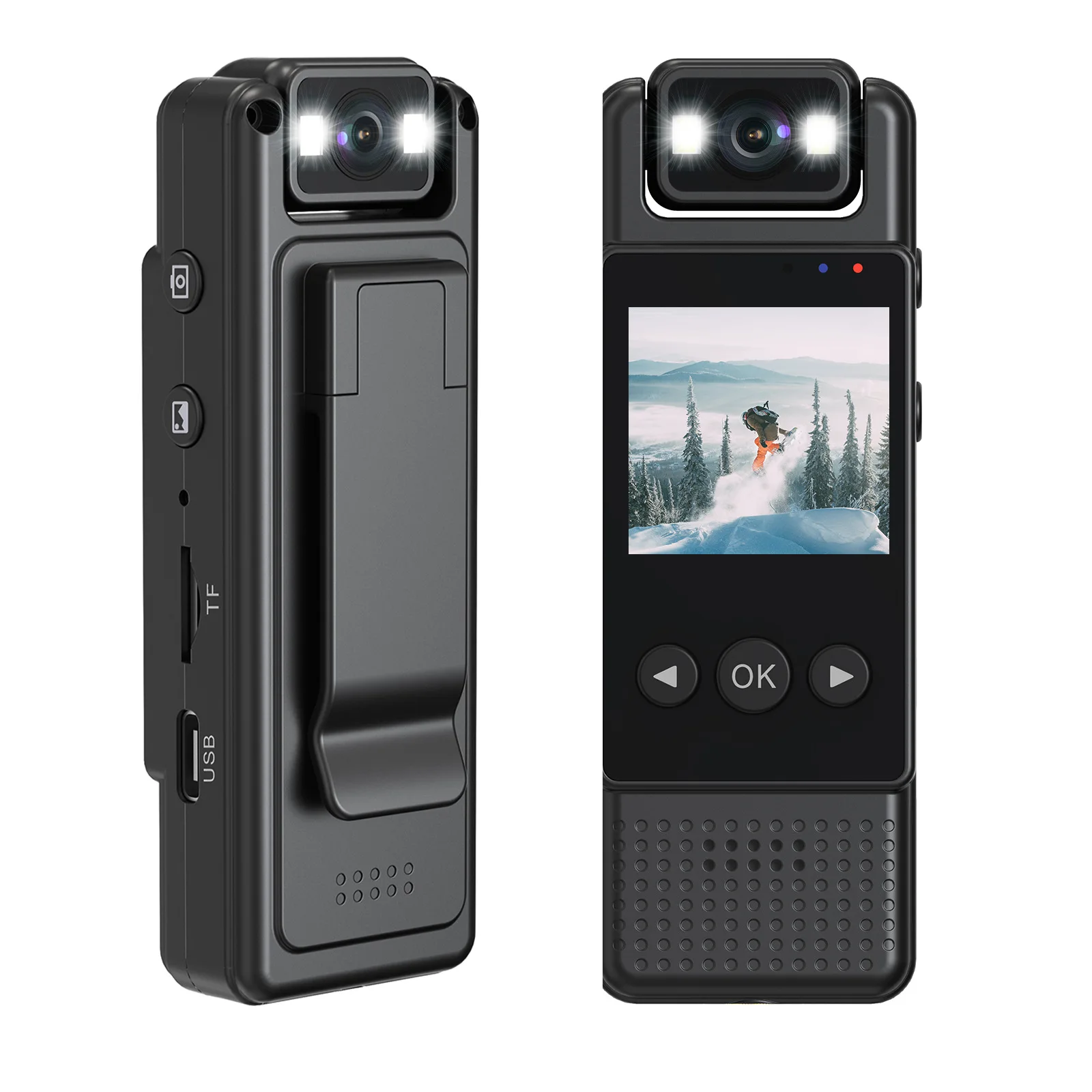 WiFi Mini Camera Portable Outdoor Sports DV Recorder 4K HD Camera WiFi Meeting Recording Outdoor Pet DVR Camcorder