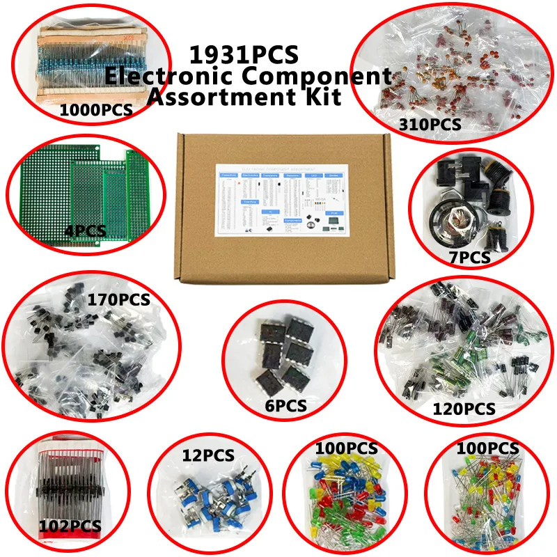 รูปสินค้า ชุดอุปกรณ์อิเล็กทรอนิกส์ DIY ครบชุด
