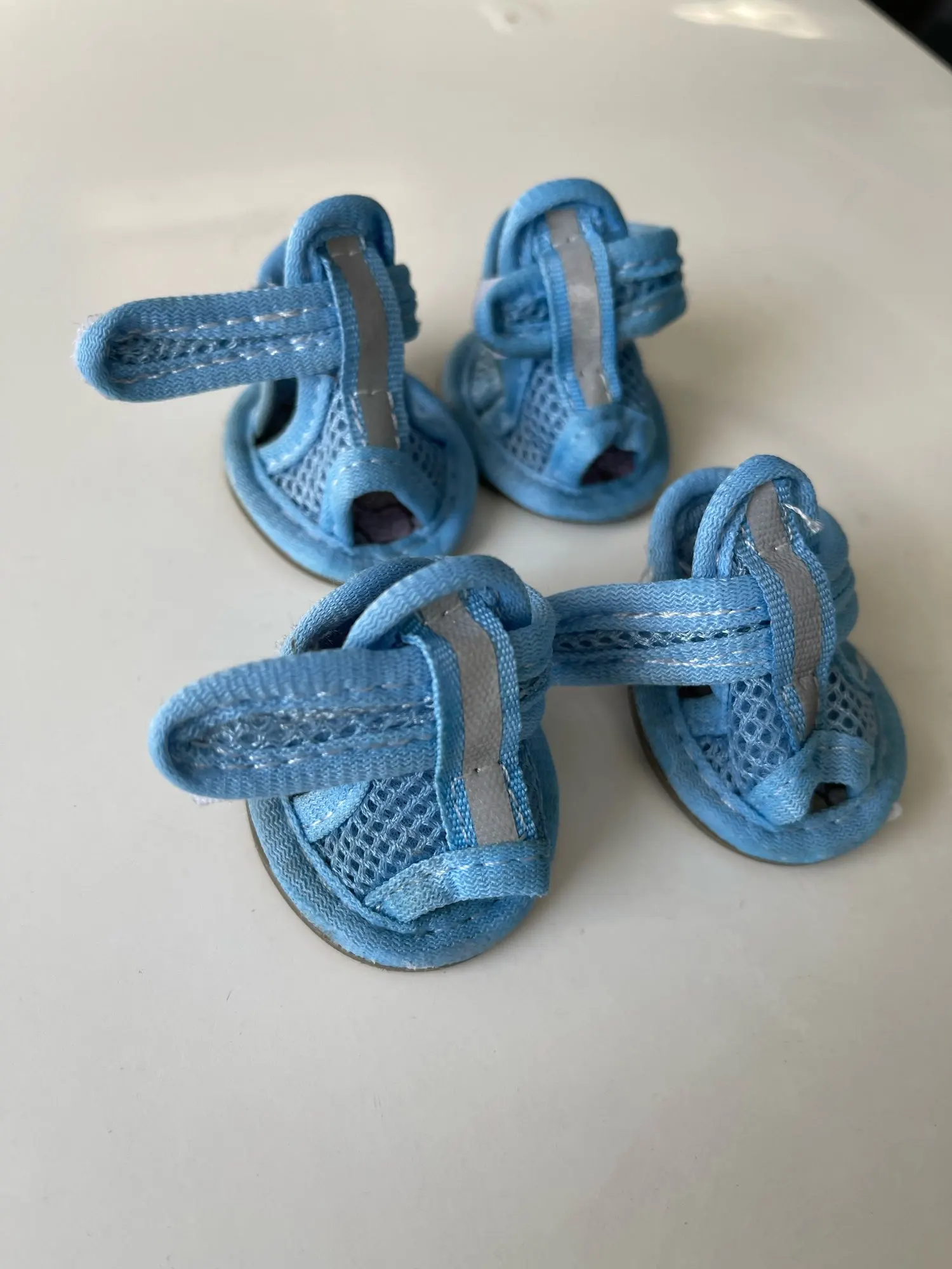 Paw-fection, Pink Non-slip Summer Dog Shoes Set for Petite Pups photo review