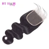 4x4 Body Wave Closure Brazilian Human Hair Free Part 4x4 5x5 Transparent Lace Closure Natural Color Only 100% Remy Human Hair 4