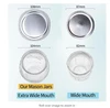 2-Pack 128oz Extra Wide Mouth Mason Jars 1 Gallon Glass Large Storage Jars with Airtight Lid for Food Storage Curing Fermentatio 3