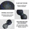 Fitness Massage Ball Set Peanut + Single Mobility Ball for Myofascial Physical Therapy Deep Tissue Massage 3