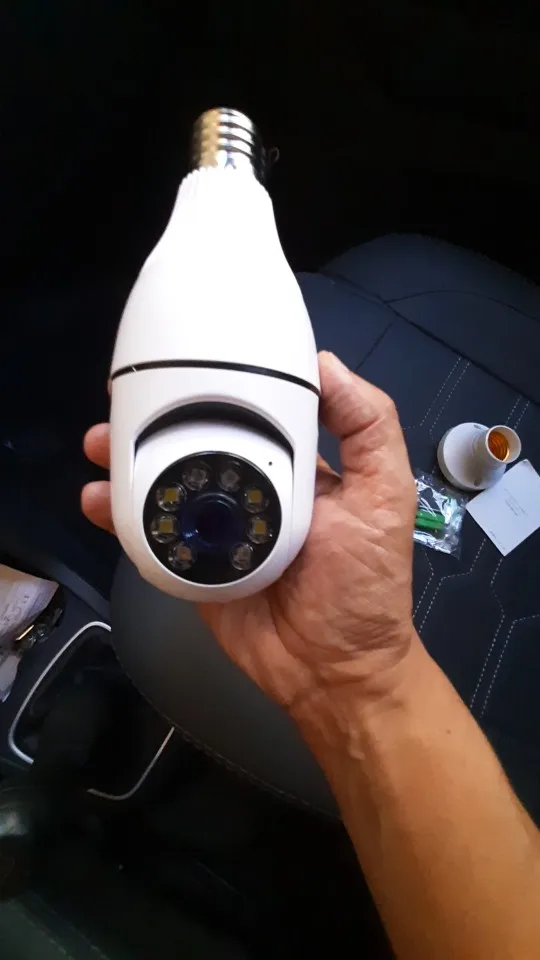 Wireless Bulb 360 Security Camera photo review