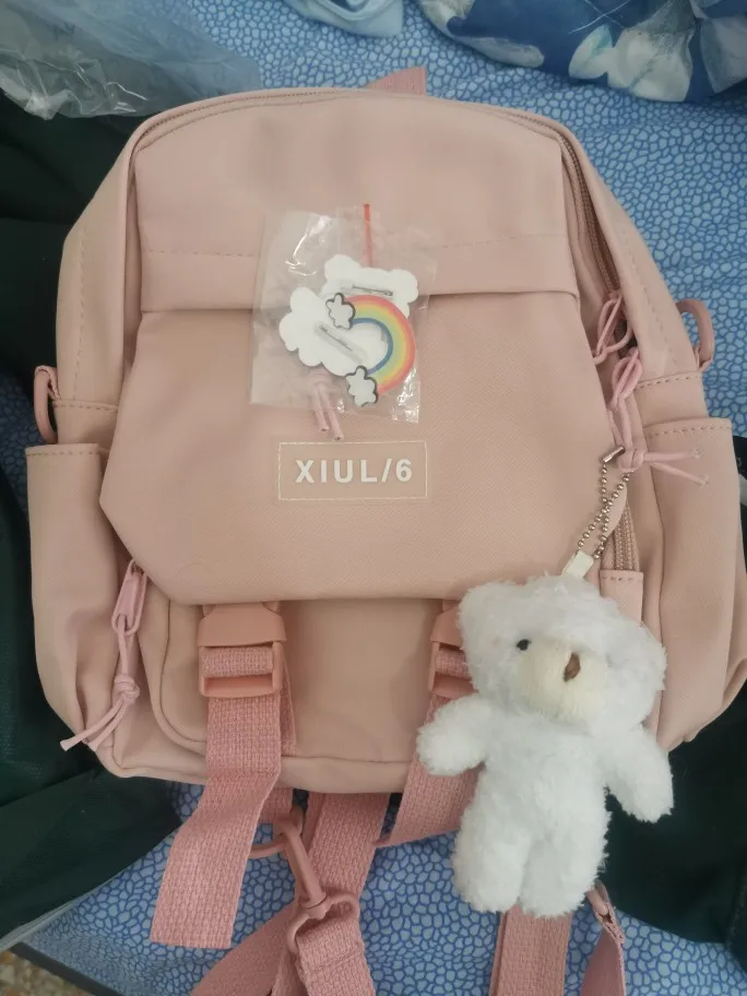 Small Cute Bear Friend Backpack & Sidebag