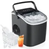 SIMZLIFE 25 lbs/24H Countertop Ice Maker Machine, 9 Bullet-Shaped Ice in 6 Min, Auto-Cleaning 1
