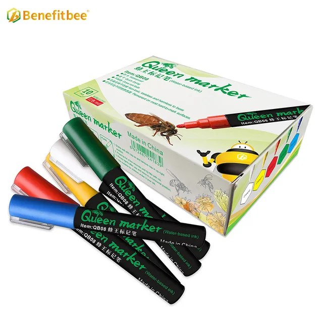 1Dcs Méhkirálynő Jelölő Toll Posca Marker Nem Fake Queen Tenyésztési Személyi Azonosító Eszközök Méhészeti Berendezések Részesülése - Image 2