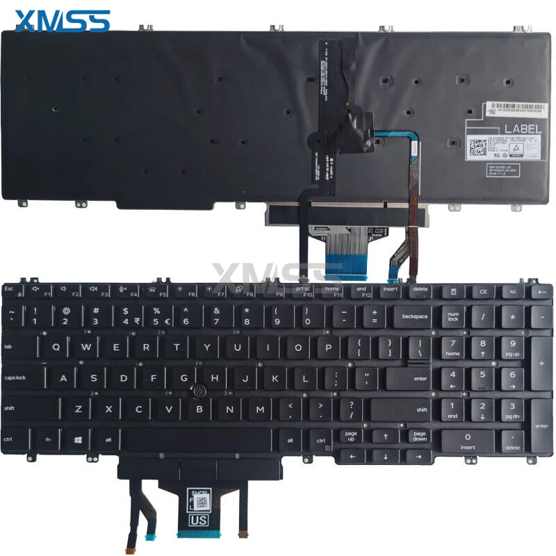 Tastiera Usa Per Dell Latitude 5500 5501 5510 5511 Precisione 3500 3501 3540 3541