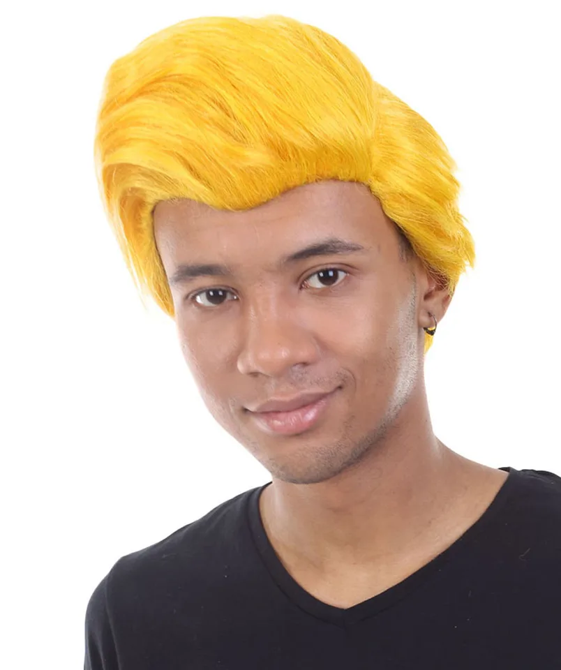 Men's Yellow Ugly Dolls Cosplay Wig