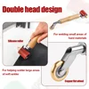 40mm Silicone Handwheel, Silicone + Brass Double-ended Seam Roller, 6mm Brass Pressure Wheel, PVC Seam Welding Tool/Welding Tool 5