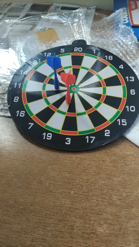 Jeu de Fléchettes Magnétiques 24,5 cm – Lot de 2 Cibles Sécurisées Famille photo review