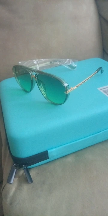 Fashion Colored Aviator Sunglasses - Unisex UV400 Protection Eyewear photo review