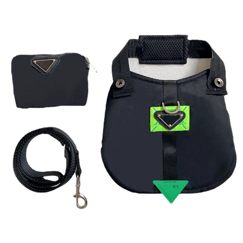 

Нейлоновый Поводок для собак и кошек, трендовый брендовый комплект с бюстгальтером, трендовая брендовая перевернутая треугольная нагрудная сумочка на спине, все сезоны