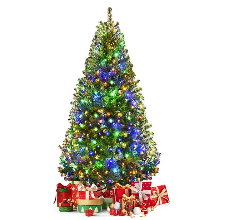 5FtPrelitChristmasTreeGLACERHingedArtificialChristmasTreeswith