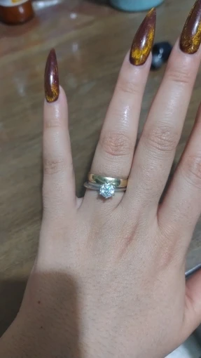 "Olivia" Solitaire Moissanite Ring