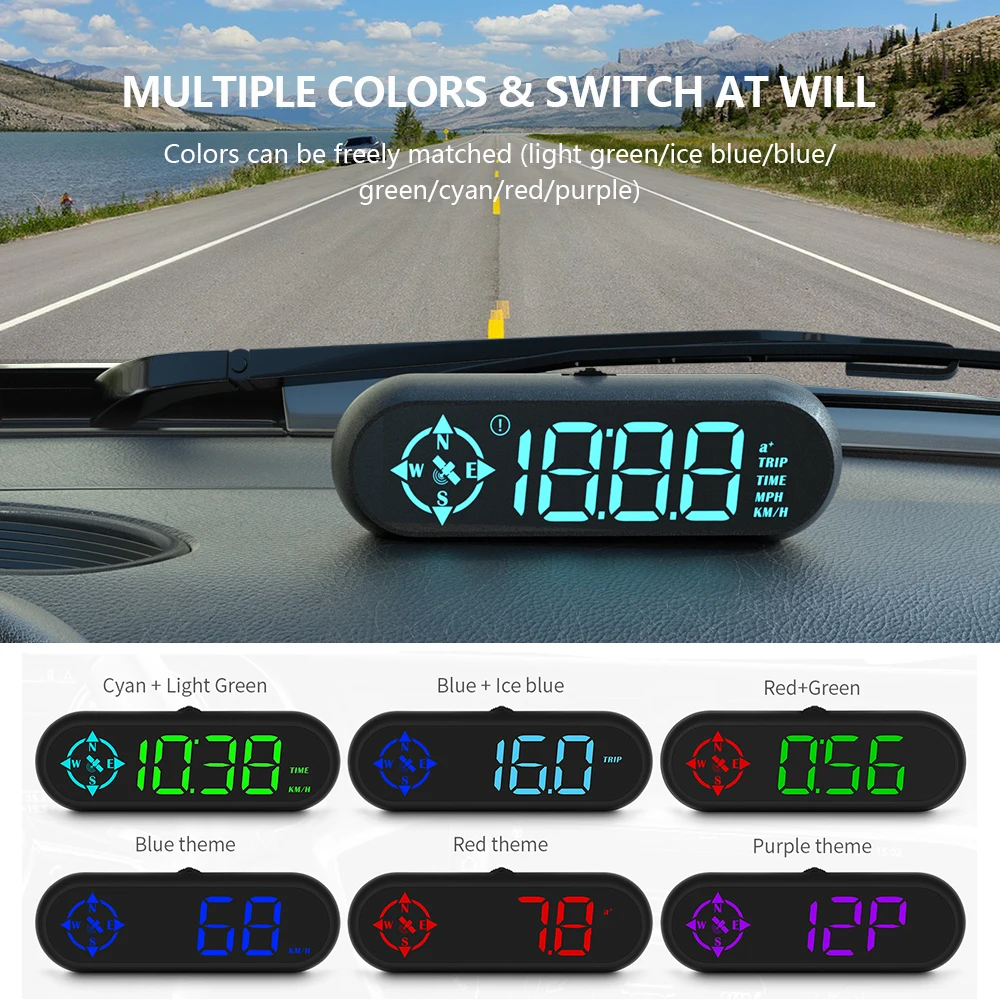WiiYii   GPS ӵ LED ڵ HUD  ÷, º ǻ, ڵ ӵ ˶ , G9
