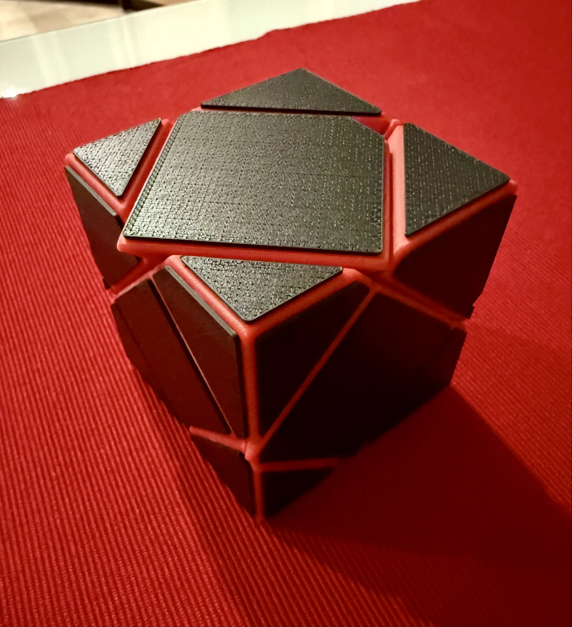 3D Printed Mirror Skewb Cube