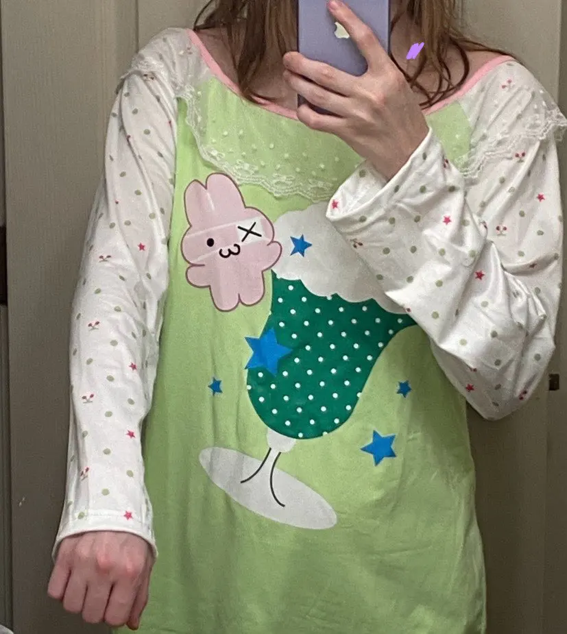 Kawaii Lime Shirt - Harajuku Aesthetic photo review