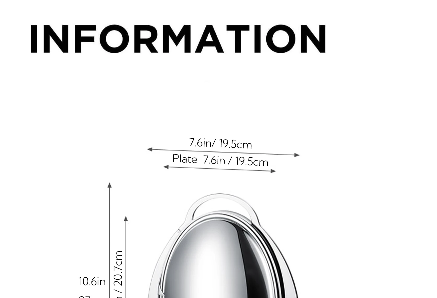 Description Picture 4 of itemNordic Stainless Steel Folding Tiered Serving Tray 3 Tiered Dessert Stand with Handle Snack Plate for Home decor Hotel Party