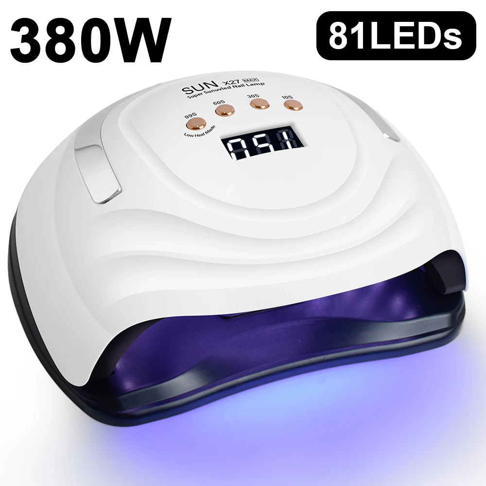 Nail Art Tools Nail Dryer Lamp 81 LEDs Professional UV LED Nail Dryer Lamp For Nails Gel Polish Dryer UV Light Nail Art Accessories Fast Curing Gel Toe Nails