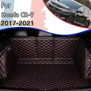  Tapis Coffre Voiture Tapis De Coffre Voiture en Cuir Doublure  De Chargement 5ème pour CR-v Accessoires D'intérieur pour CRV 2019 2020  Liner Tapis Coffre (Couleur : Coffee 2)