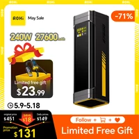 AOHI The Future Starship 240W 27,600mAh LED Display Power Bank with 3FT C-C Cable 1