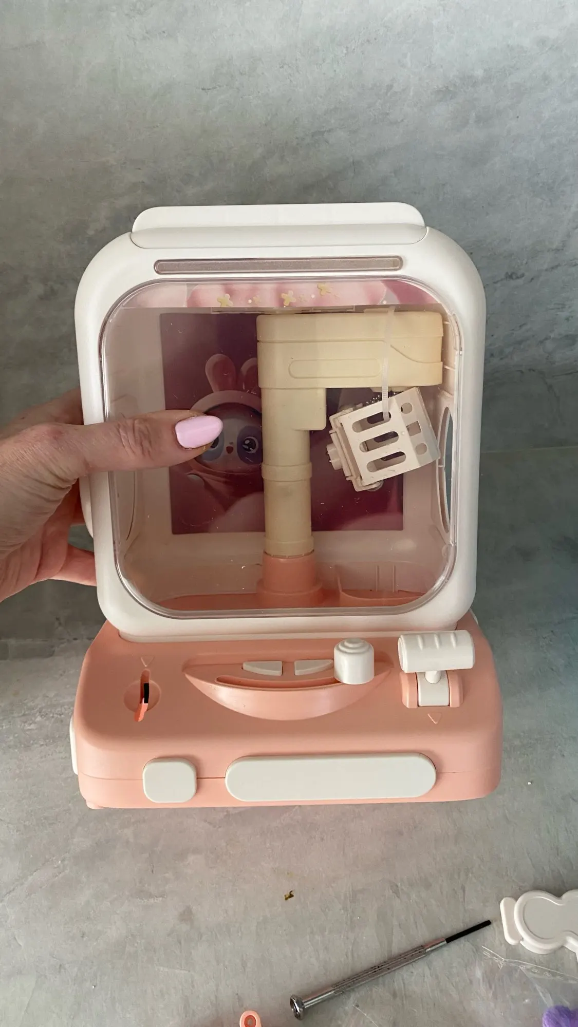 Mini Claw Catch Toy Crane Machine photo review