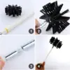 1-37 Pcs Flexible Chimney Sweep Set 12-50 Feet for Flue Sweeping Brush & Rod Kit Soot Cleaning Rods Nylon Brush Cleaning Tool 3