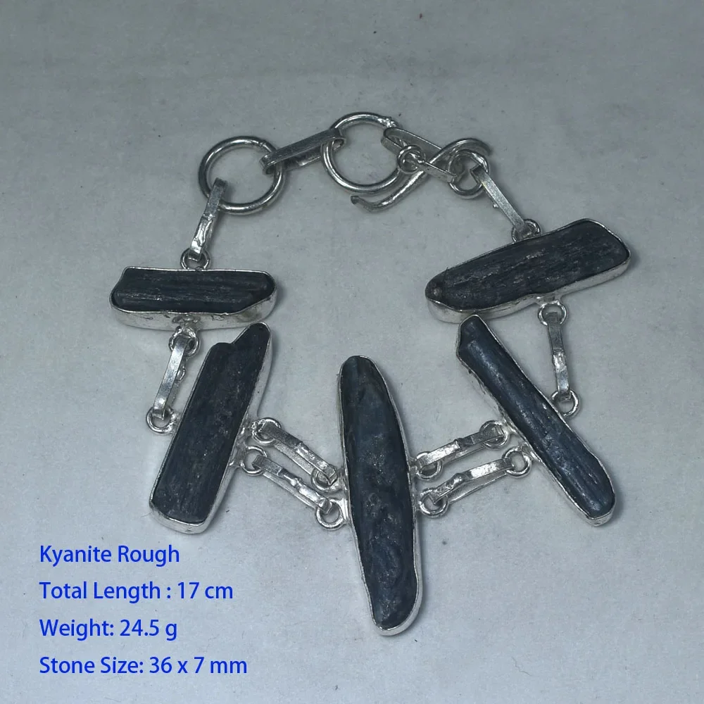  아마존 자수정 블루 토파즈 소달 라이트 재스퍼 마노 황수정 터키석 팔찌 실버 오버레이, 구리