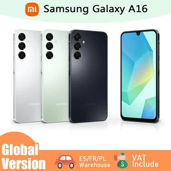 Versione globale NUOVA Samsung Galaxy A16 4G 128GB MTK 6.7 "90Hz Display Super AMOLED Fotocamera da 50MP Batteria da 5000 mAh NFC
