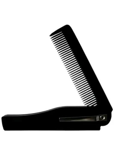 Foldable Combs Portable Travel Folding Head Hair Beard plastic Comb Fashion Men Women Handmade Massage Hair Brush with Clip photo review
