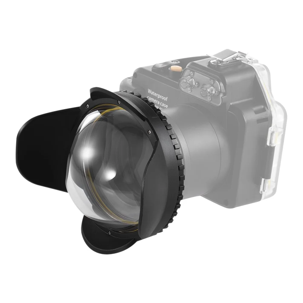 SEA FROGS 4인치 광각용 수중 웻 돔 포트 ? 67mm 마운트 ? 최대 60m까지 작동