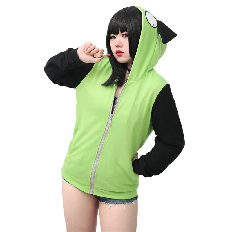 Invader Zim Gir Hoodie With Ears