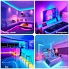 RGB 5050 Led Strip Lights 5V USB 24Keys Bluetooth Wifi Control Flexible Ribbon Color Change Led Lamp Tape for Room Decoration 6