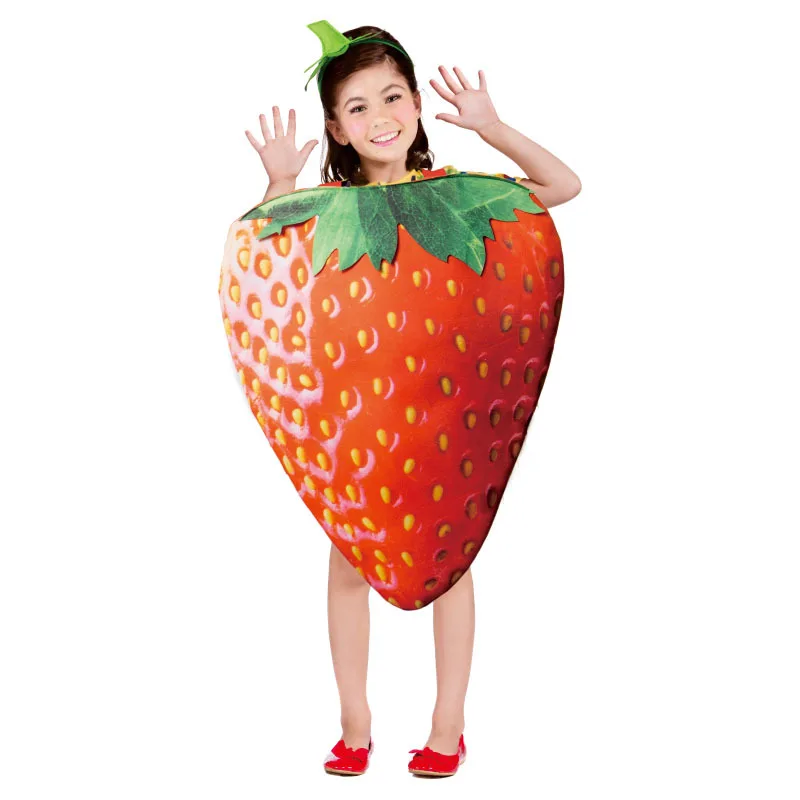 Costume da frutta per adulti con copricapo per uomo donna Divertente vestire cibo Costumi cosplay Puntelli per feste a tema Festival  200000532