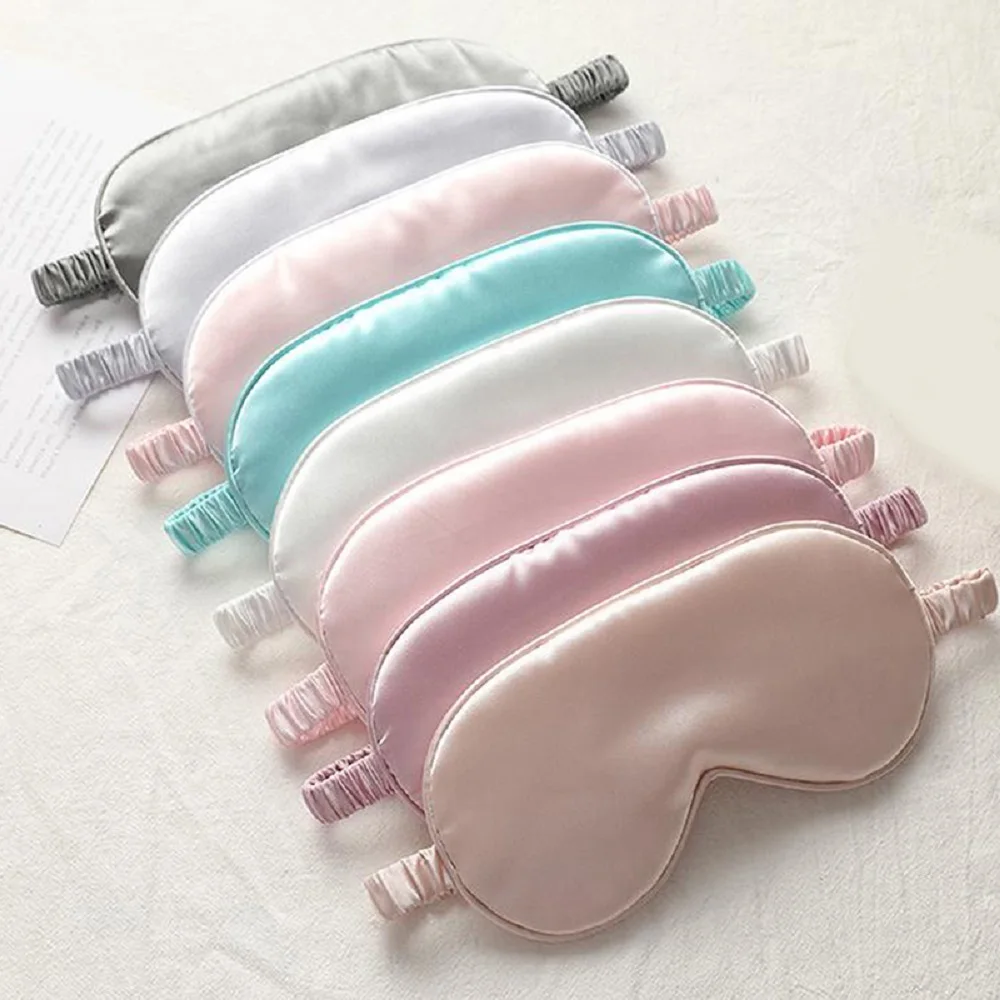 Imitated Silk Eye Patch Shading Sleep Eye Mask Eyepatch Travel Relax Cover Eyeshade Health Sleeping Shield Soft Eye Care Tools Best Sellers In Beauty & Health