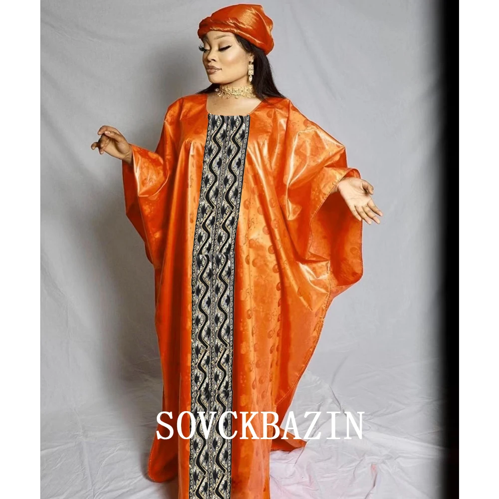 African Fashion Modele Robe Bazin Riche Basin African Dresses For