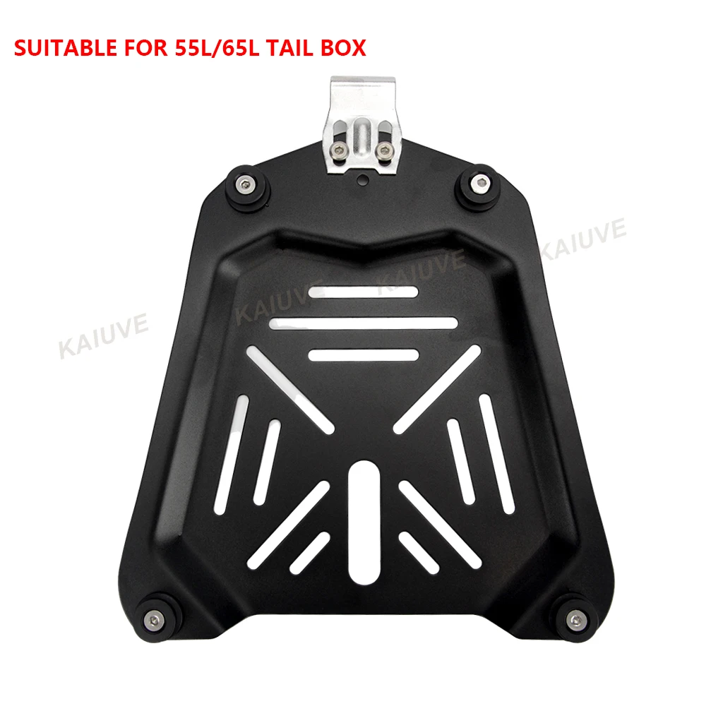28-100L Universal Motorrad Schwanz Top Box Hinten Gepäck Fall Grundplatte Halterung Helm Stamm Quick Release Regal Halter – Detail 6
