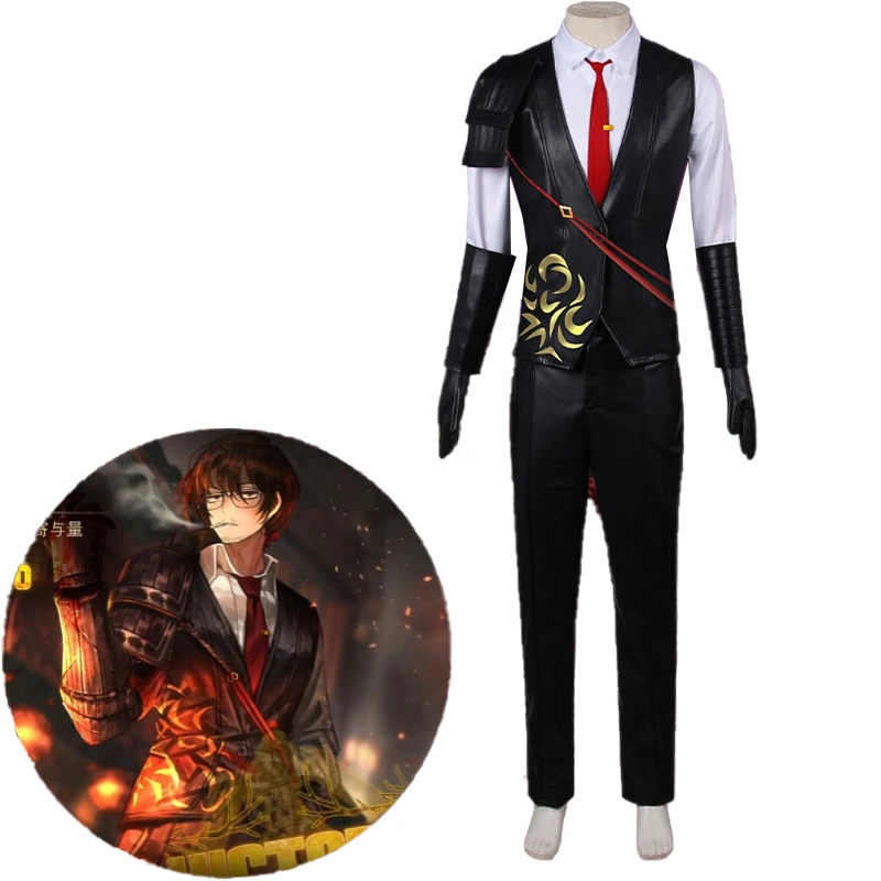 

Custom Made Game Limbus Company Gregor Cosplay Outfits Blood Uniform Anime Costume Big Size Tailor Garment Halloween Suits Cos