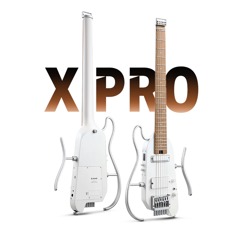✨️使用3回✨️Donner HUSH-X PRO✨️極美品✨️付属品完備未使用 HUSH-X PRO Multi-Effects Electric Guitar for Travel Donner