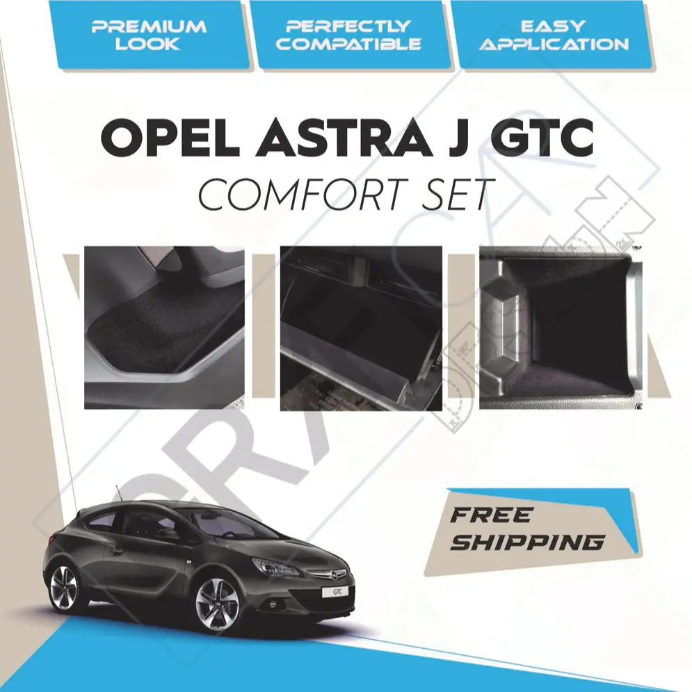 

Opel Astra J GTC Comfort Set-Ready Fabric Coating In-Car Accessory Self-Adhesive Insulation Effective Coating Set