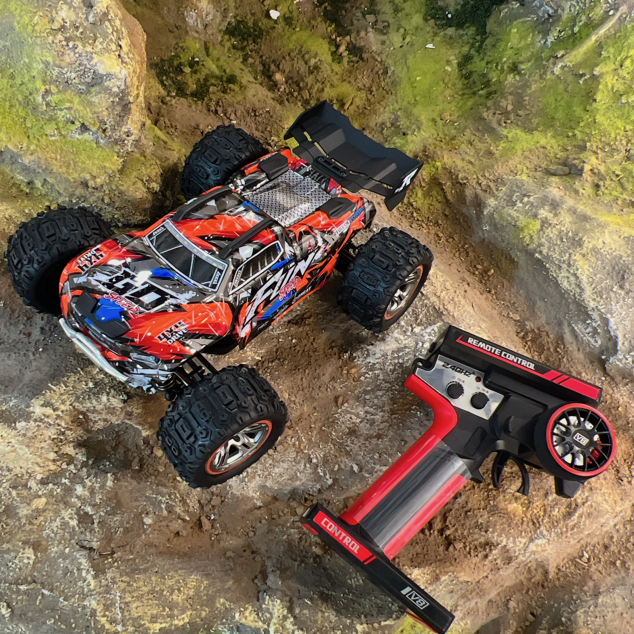 XKS WLTOYS 184008 1/18, 귯ø 4WD, 2.4G, 3  1  ǲ Ʈ, 60 km/h