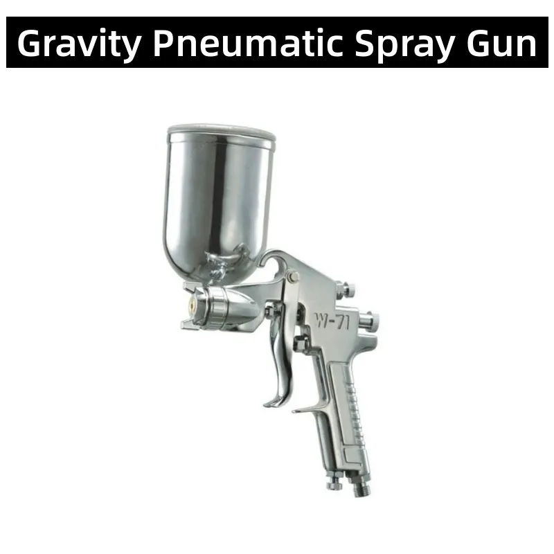 Gravity Pneumatic Spray Gun Spraying Machine Painting Tool 1mm/1.3mm/1.5mm/1.8mm Nozzle Air Spray Paint Gun Water Based Airbrush air compressor oil water separator paint spraying gun air filter air treatment