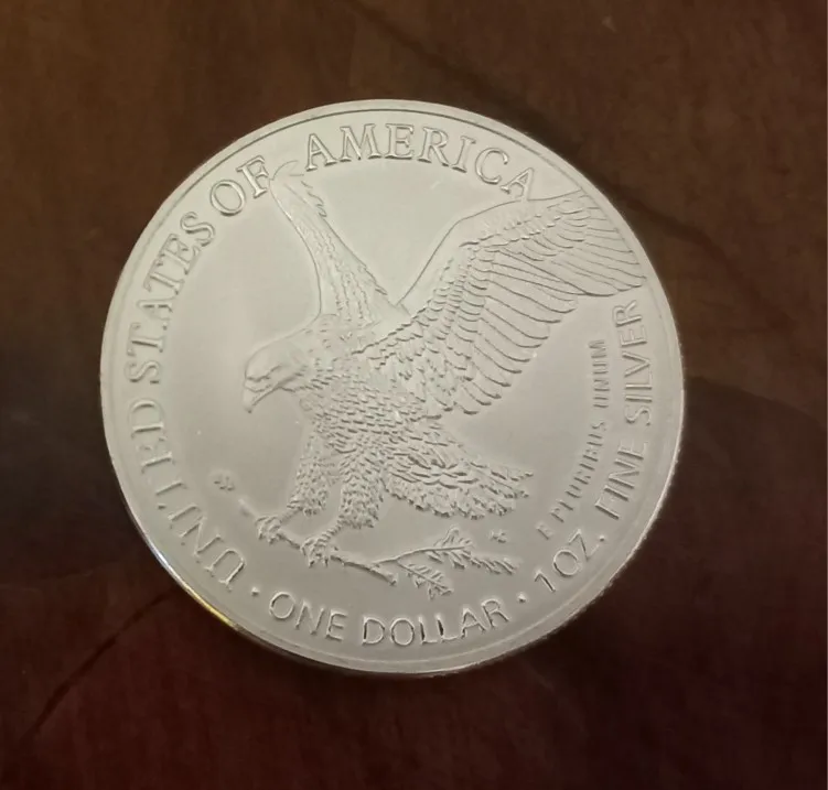 AMERICAN EAGLE 2023 ONE OUNCE SILVER-PLATED COIN